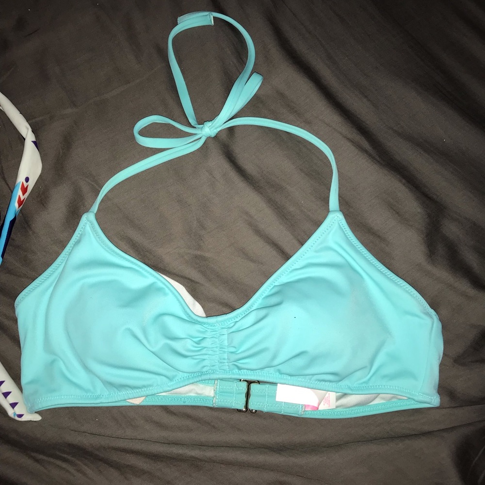 PINK! VICTORIA SECRET blue bikini top